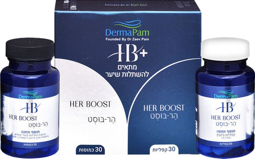 ערכת הר בוסט פלוס 30+30 טבליות | מסייע לחיזוק השיער והציפורניים |