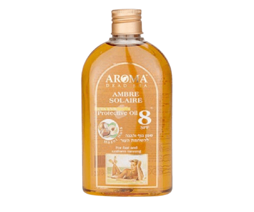 שמן גוף והגנה SPF 8 להשחמת העור 250 מ