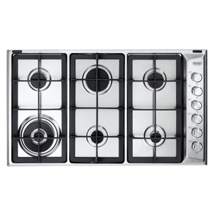 כיריים גז 90 ס"מ 6 להבות נירוסטה Delonghi דגם DGH3390CX