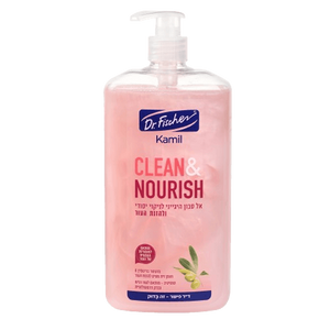 אל סבון | ורוד קמיל | 1 ליטר | קמיל בלו ד"ר פישר | Dr. Fischer | Clean&Nourish