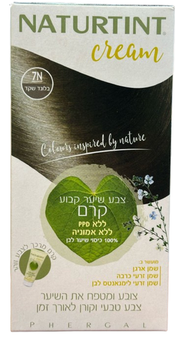 טבע זול | צבע שיער קבוע 7N נטורטינט - בלונד שקד