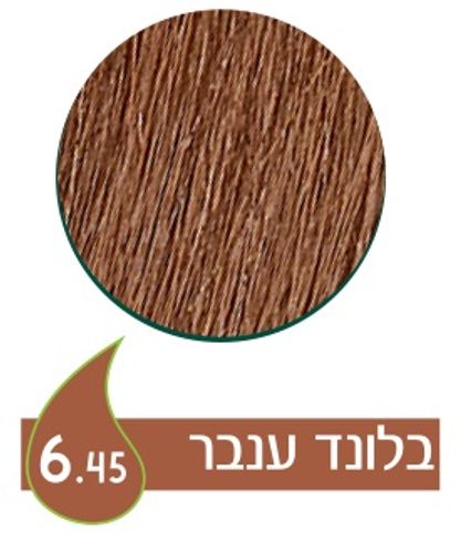 נטורטינט | צבע שיער קבוע | 6.45 בלונד ענבר | מיכל 165 מ