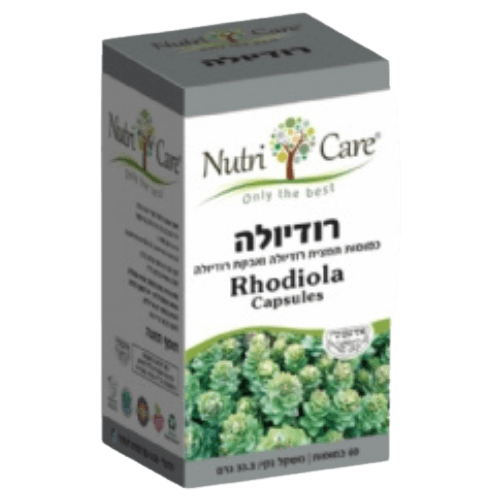 רודיולה | כמוסות מיצוי רודיולה ואבקת רודיולה | מכיל 60 כמוסות |