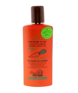 שמן גזר איכותי למראה שזוף | עם מסנני קרינה SPF-6 | מכיל 285 מ"ל |