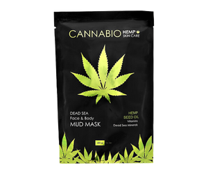 Cannabio | מסכת בוץ לפנים ולגוף | משמן קנבוס | לכל סוגי העור |