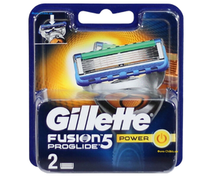 2 ראשים לסכיני גילוח Gillette FUSION 5 PROGLIDE POWER |