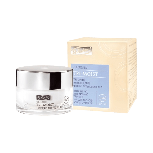 קרם יום מזין GENESIS | TRI-MOIST פעילות משולשת | 30SPF | לעור הפנים, הצוואר והמחשוף | מכיל 50 מ