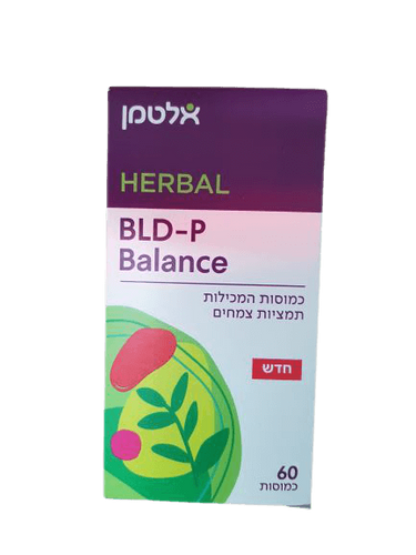 אלטמן | ביאלדי פי באלאנס | BLD P Balance | מכיל 60 כמוסות | פורמולה המכילה שילוב צמחים ייחודי | פיתוח משותף של חברת אלטמן וחברת ברא