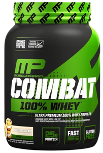 אבקת חלבון MUSCLEPHARM COMBAT 100% WHEY | בטעם קרם עוגיות | 2.27 ק"ג | 