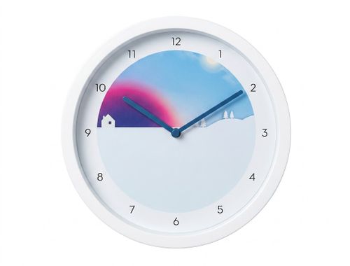 שעון קיר - יום ולילה