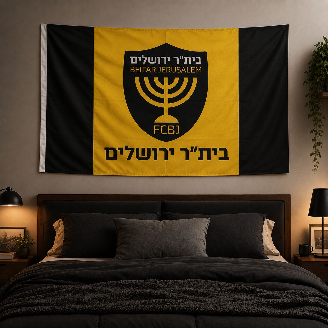 דגל ביתר ירושלים - 90/60 ס"מ