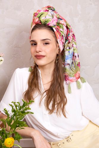 לונג שזור פייטים קשת