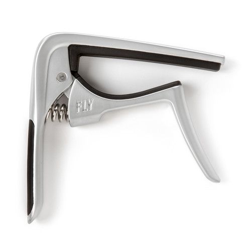 קאפו לגיטרה אקוסטית דנלופ DUNLOP TRIGGER® FLY™ - SATIN CHROME 63CSC JIM DUNLOP