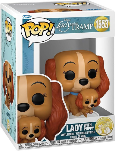 בובת פופ היפהפייה והיחפן ליידי עם גור | Funko Pop! Lady and the Tramp Lady with puppy 1553