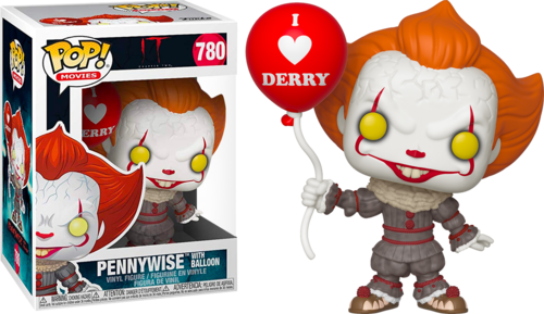 בובת פופ זה פניווייז עם בלון | Funko Pop! IT Pennywise with balloon 780