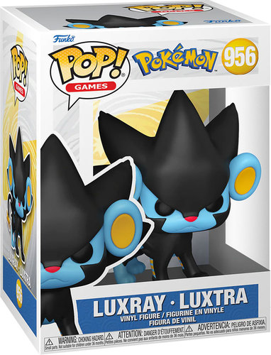 בובת פופ פוקימון לוקסריי לוקסטרה | Funko Pop! Pokemon Luxray Luxtra 956