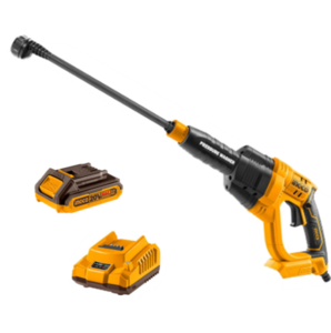 מכונת שטיפה נטענת 20V כולל סוללה מטען INGCO