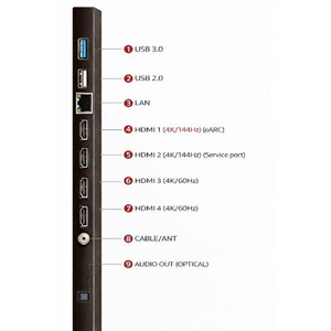 טלוויזיה חכמה 55" TCL 4K QD-Miniled טי.סי.אל 55Q6C