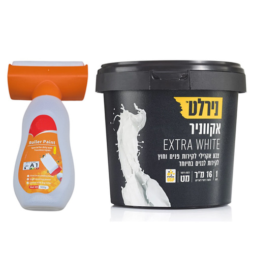 אקווניר אקסטרא וייט 1 ליטר + בקבוק עם רולר 