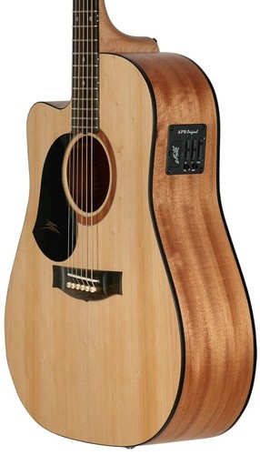 זוית נוספת maton srs60c left handed amplified acoustic guitar