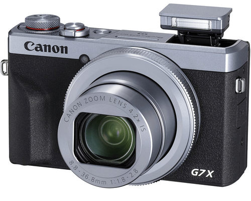 מצלמה ‏קומפקטית צבע שחור כסוף Canon Powershot G7 X Mark IIIברפאלי - refali.co.il