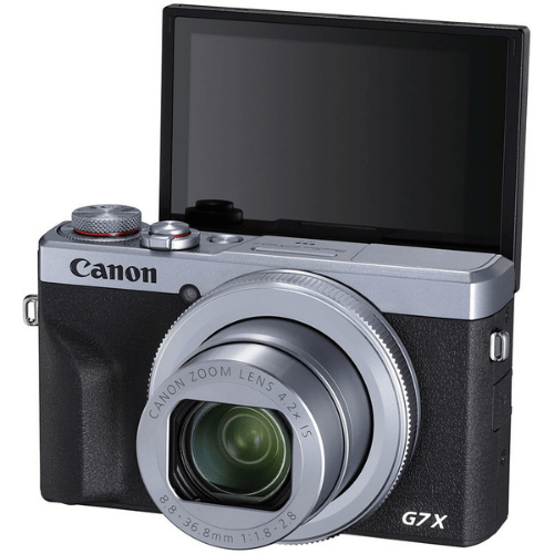 מצלמה ‏קומפקטית צבע שחור כסוף Canon Powershot G7 X Mark IIIברפאלי - refali.co.il