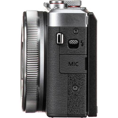 מצלמה ‏קומפקטית בעברית צבע שחור כסוף Canon Powershot G7 X Mark III