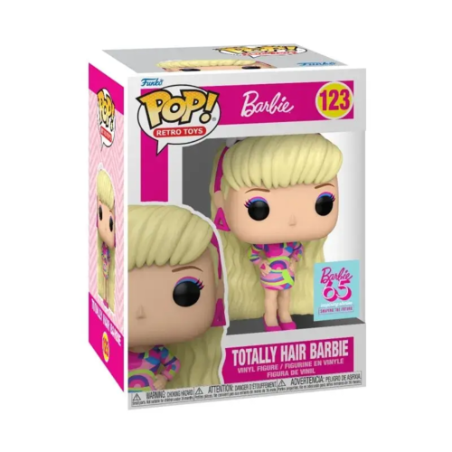 בובת פופ בארבי טוטאלי הייר בארבי 65 שנה | Funko Pop! Barbie Totally Hair Barbie 65th 123