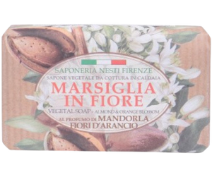 סבון מרסיי שקד פריחת תפוז ואלוורה Marsiglia In Fiore Vegetal Soap