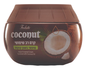 קרם רב שימושי מועשר בשמן קוקוס -300 מ"ל - פרולטה