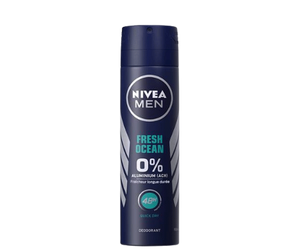 דאודרנט פרש אושן ספריי לגבר ללא אלומיניום - NIVEA MEN - מ"ל 150