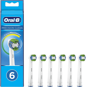 ראש מברשת שיניים | Oral-B Precision Clean | עם טכנולוגיית CleanMaximiser | חבילה של 6 ספירות |