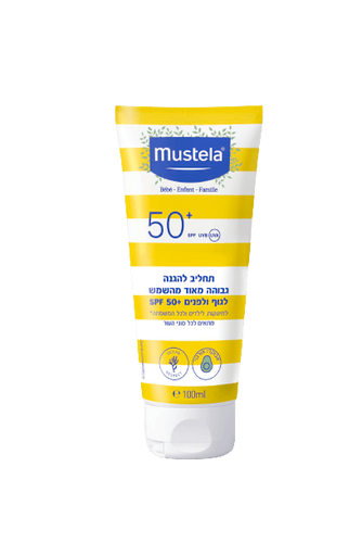 קרם הגנה גבוהה מאוד | לתינוק | ילדים |משפחה | SPF50+ | מ