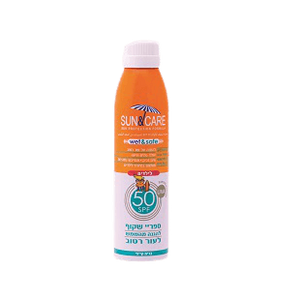 ספריי שקוף לילדים לעור רטוב 50 SPF - מכיל 200 מ"ל |