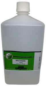 אלכוהול 70% איכותי לחיטוי וניקוי ידיים או משטחים תעשייתים | משמיד חיידקים, וירוסים ובקטריות | 5 ליטר
