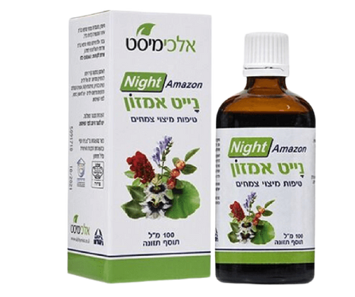 נייט אמזון מבית אלכימיסט | מכיל 100 מ”ל תמציות צמחים | טבע זול