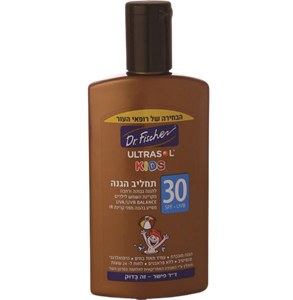 אולטרסול | תחליב קידס | SPF30 | מכיל 125 מ"ל 