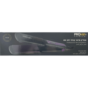 מחליק שיער קרמי רחב 602 | מקצועי פרמיום | Professional Hair straightemer |