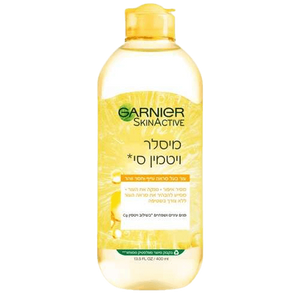 SKIN ACTIVE | מיסלר ויטמין סי | עבור עור בעל מראה עייף וחסר זוהר | מכיל 400 מ"ל |