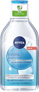 HYDRA SKIN EFFECT | מים מיסלריים להסרת איפור | וניקוי הפנים עם חומצה היאלורונית |