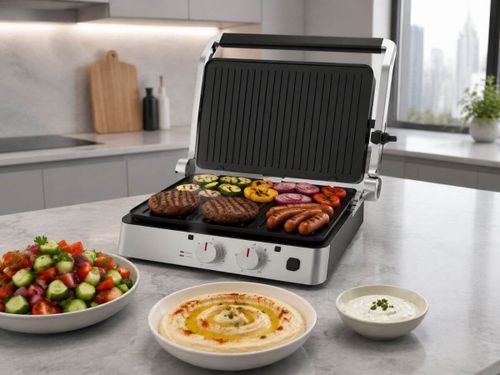 טוסטר גריל לחיצה מקצועי 2200W דגם DGR135 DAVO