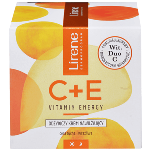 קרם לחות להזנה עם ויטמיני C ו E לירן 50 מ"ל - Lirene Nourishing Moisturizing Cream