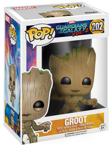 בובת פופ שומרי הגלקסיה כרך 2 גרוט | Funko Pop! Guardians of the Galaxy Vol 2 Groot 202