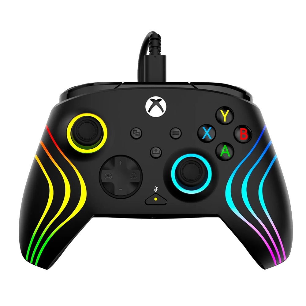 בקר חוטי לגיימינג Turtle Beach Afterglow Wave תאורת RGB – תואם Xbox ו‑PC שחור