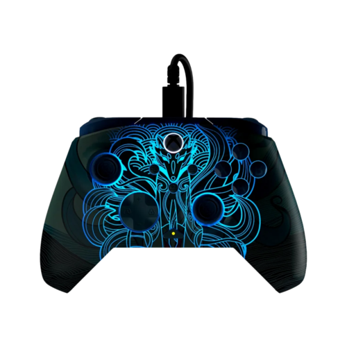 בקר גיימינג חוטי דגם Rematch™ Advanced Wired בצבע כחול מבית Turtle Beach – תואם Xbox ו‑PC שחור