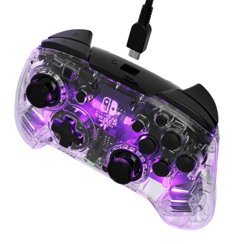 בקר חוטי Turtle Beach Afterglow Deluxe – שקוף - ל- Nintendo Switch