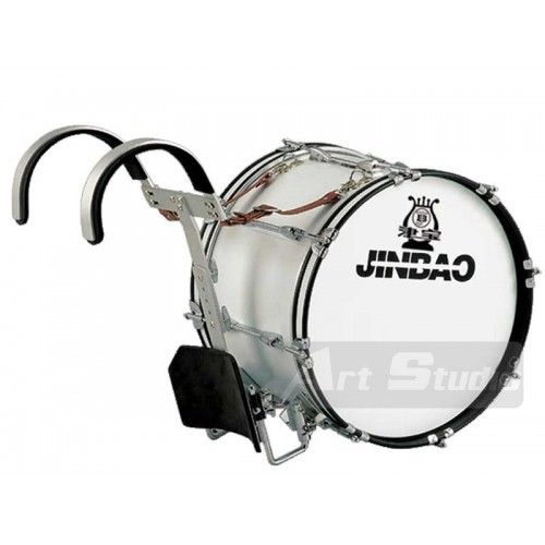 תוף מצעד בס כולל מתקן נשיאה JINBAO JB MB2212 WH