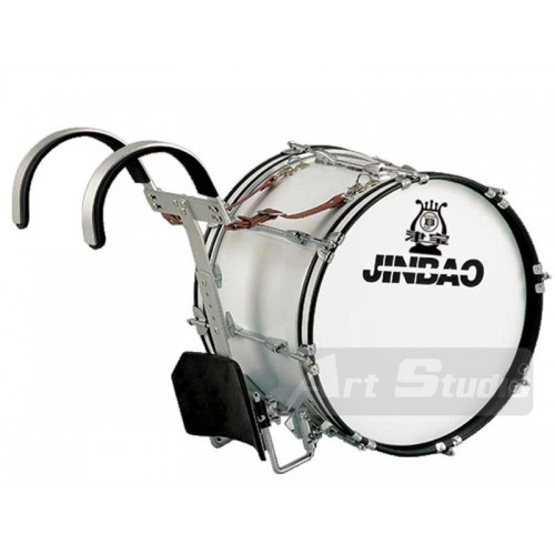 תוף מצעד בס כולל מתקן נשיאה JINBAO JB MB2212 WH