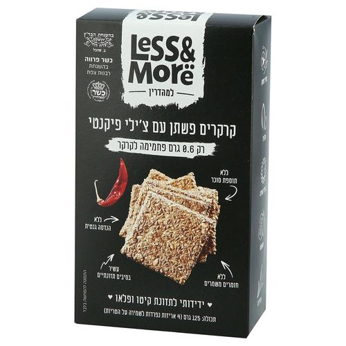 קרקר קיטו פשתן וצ'ילי
