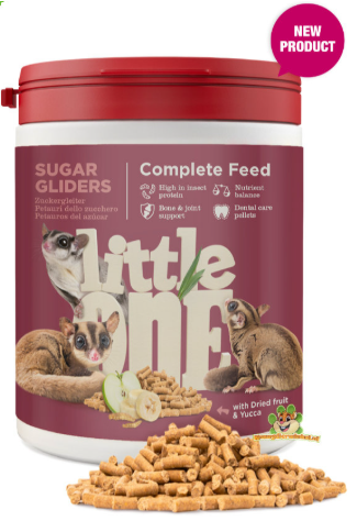 Little One for Sugar gliders - ליטל וואן מזון מלא לשוגר גליידרס - 450 גרם
